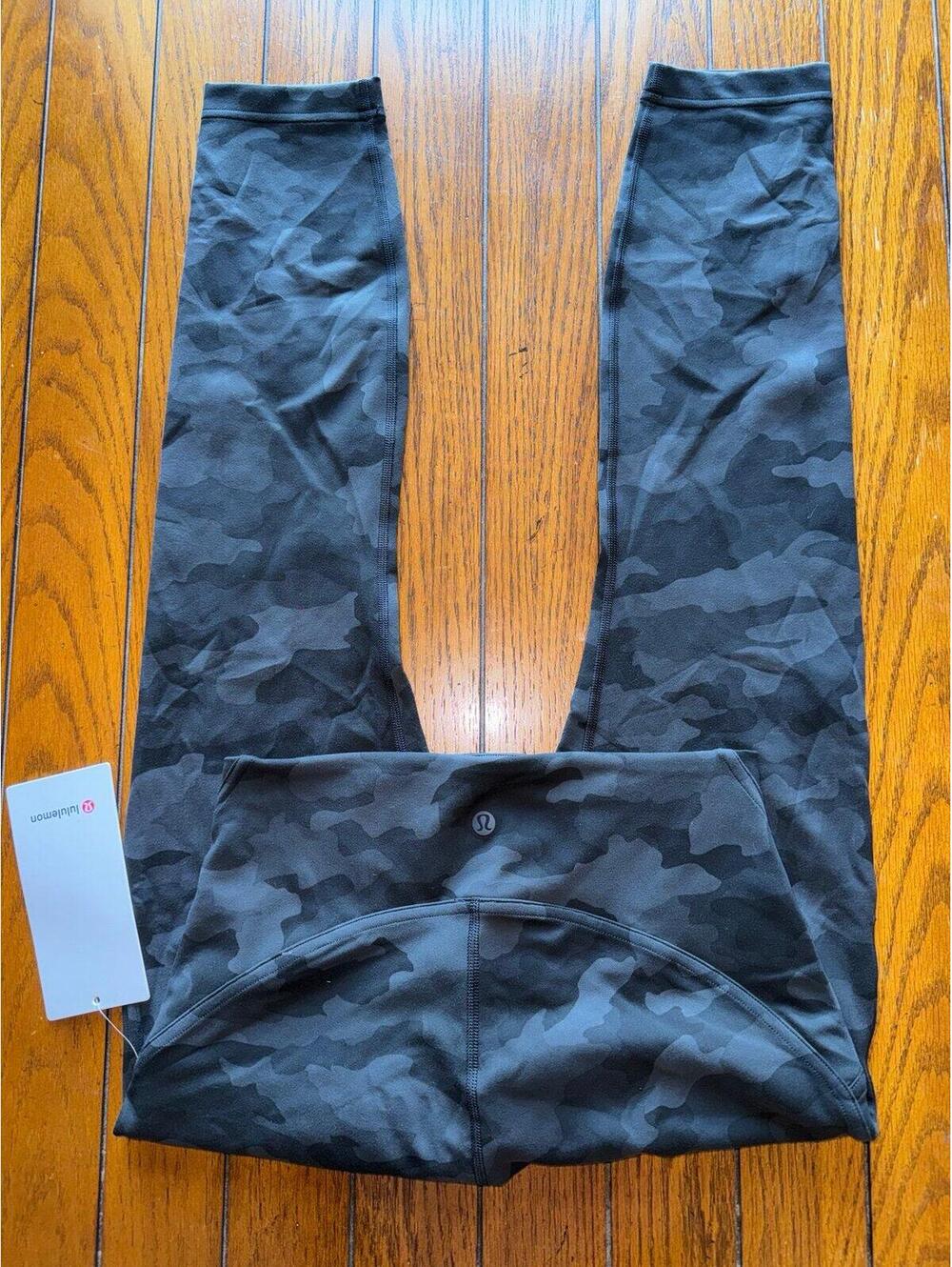Lululemon Instill High Rise 25” Heritage Camo Black Size 6 NWT